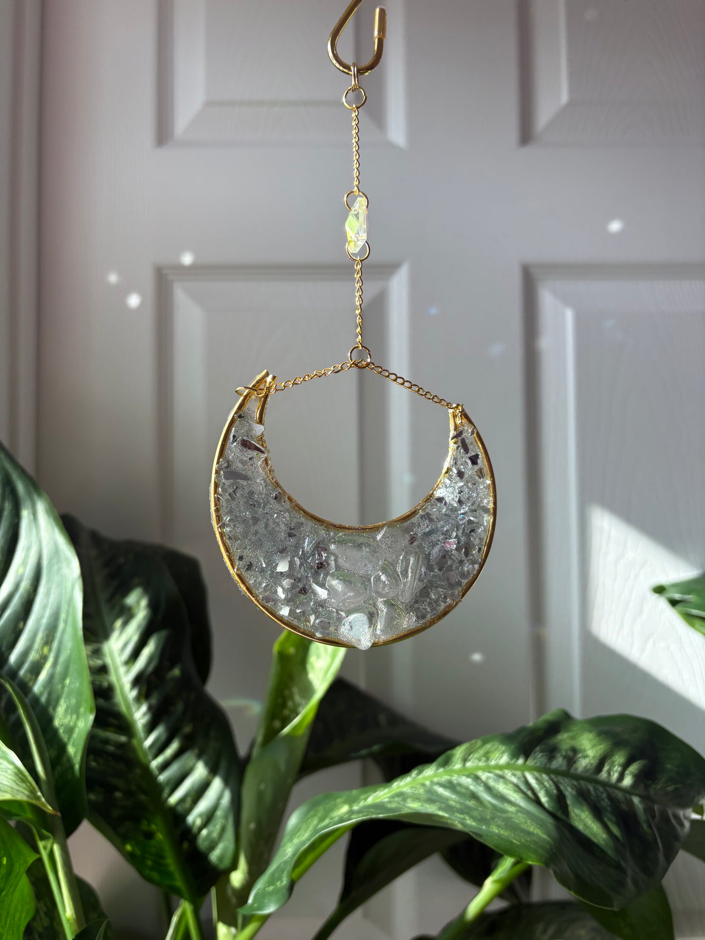Mini Crescent Moon Sun Catcher