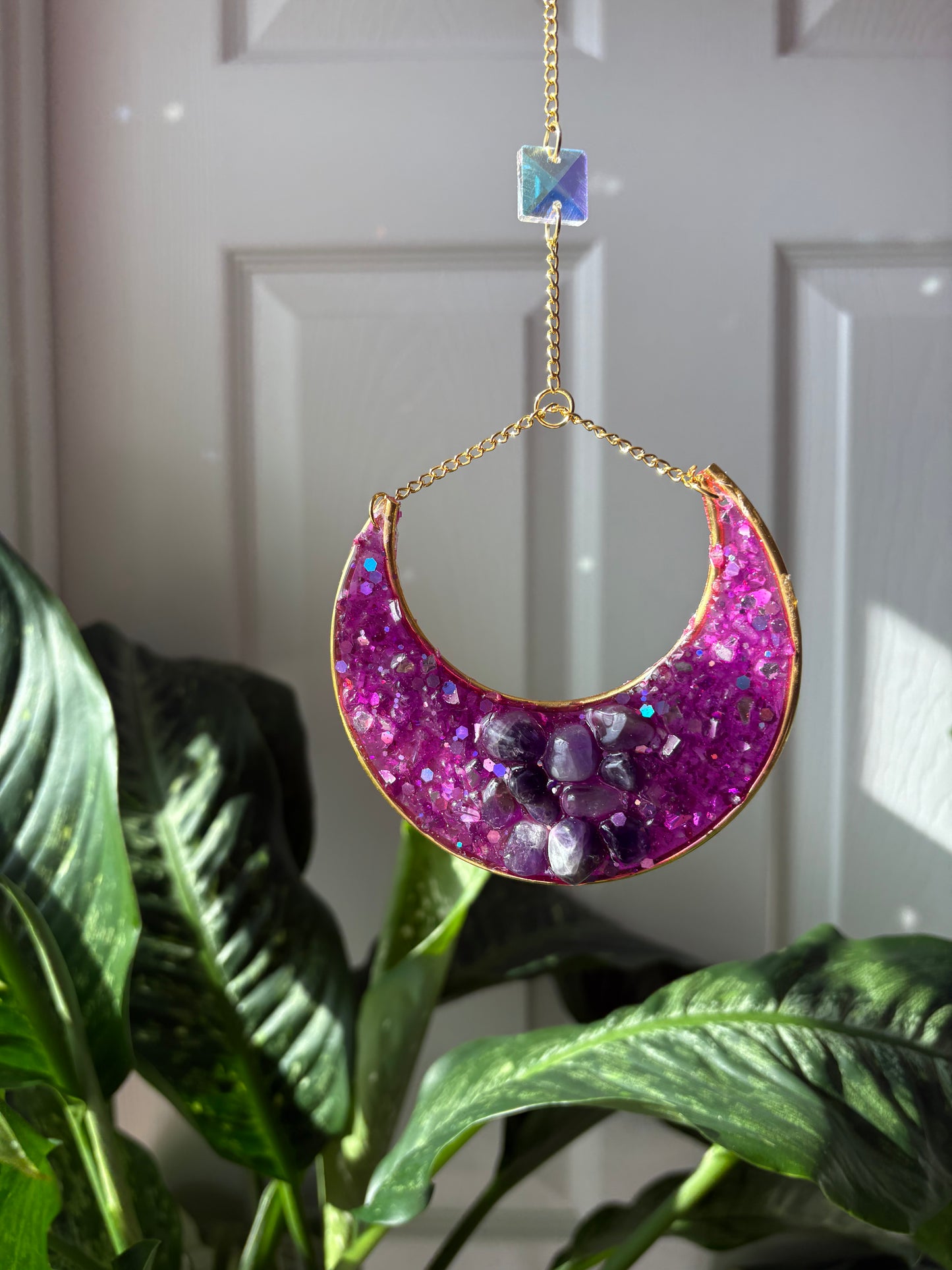 Mini Crescent Moon Sun Catcher
