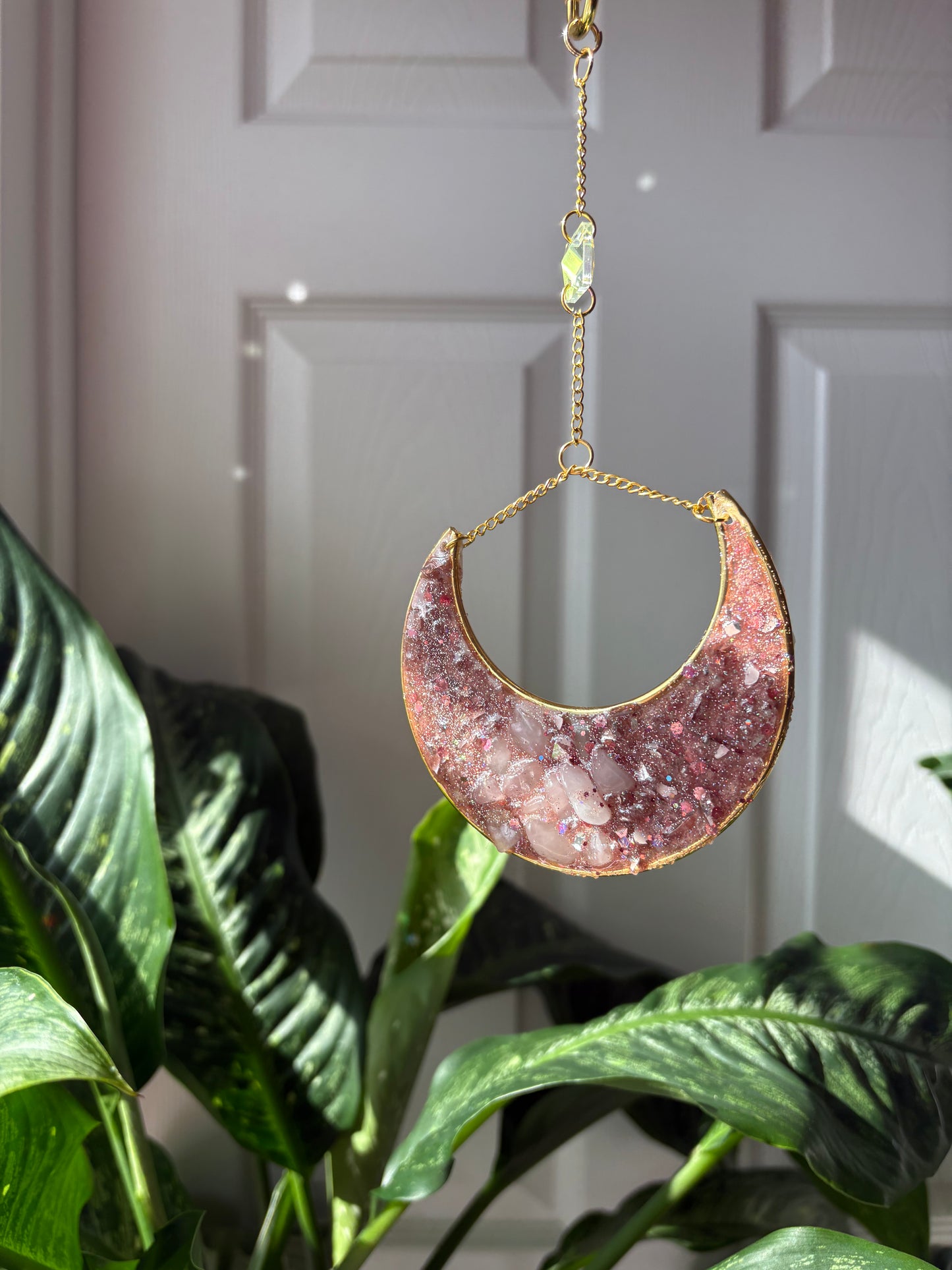 Mini Crescent Moon Sun Catcher