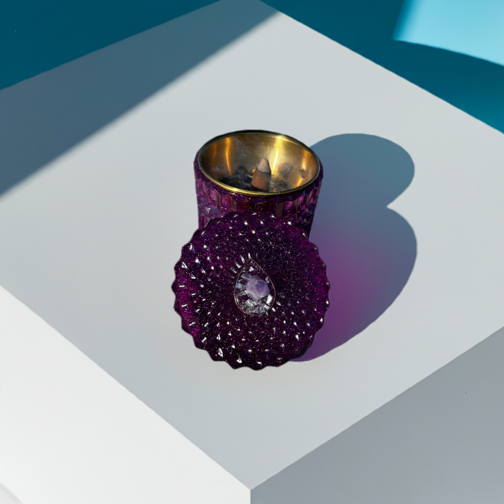 Amethyst Burner Jar