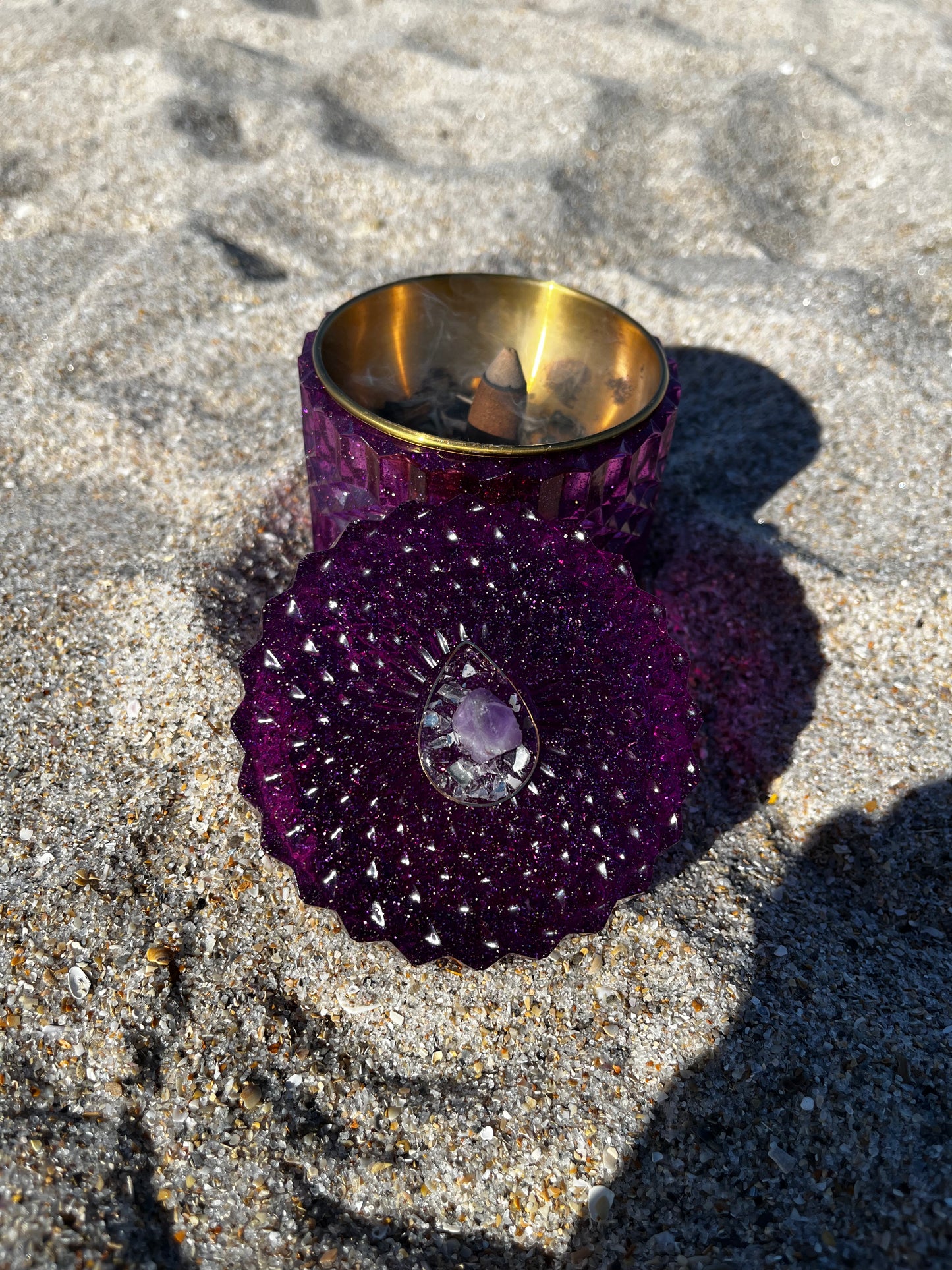Amethyst Burner Jar