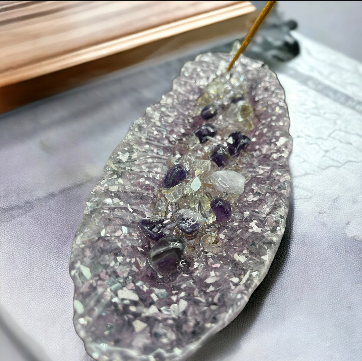 Peaceful Purple Incense Holder