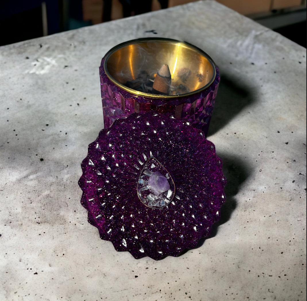 Amethyst Burner Jar