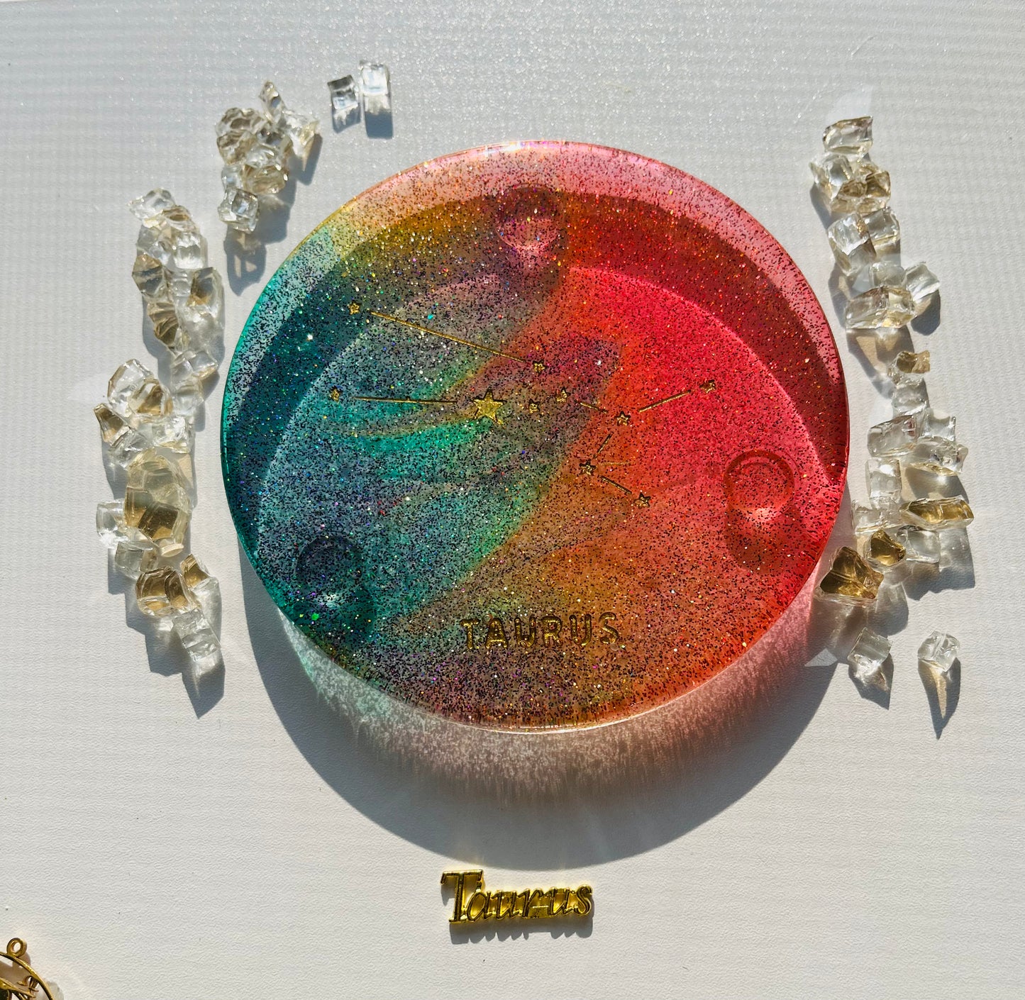 Rainbow Zodiac Coasters