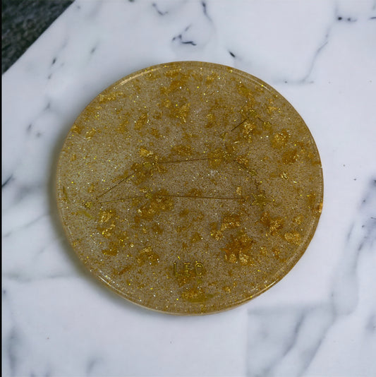 Leo Zodiac Coaster