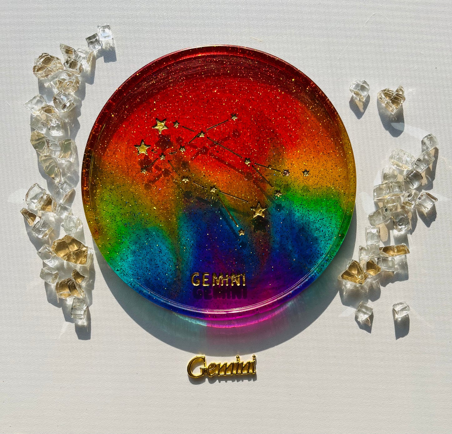 Rainbow Zodiac Coasters