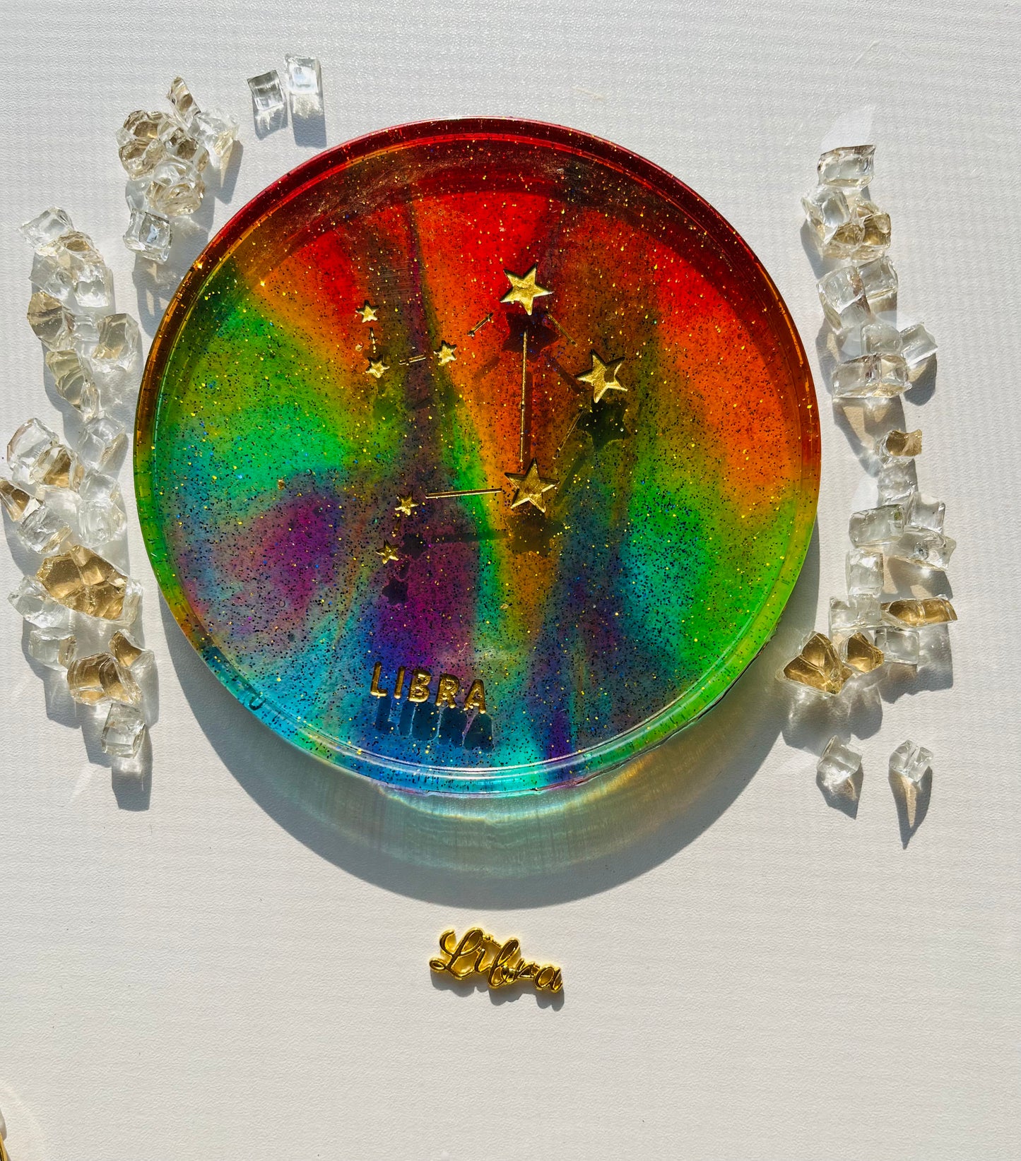 Rainbow Zodiac Coasters