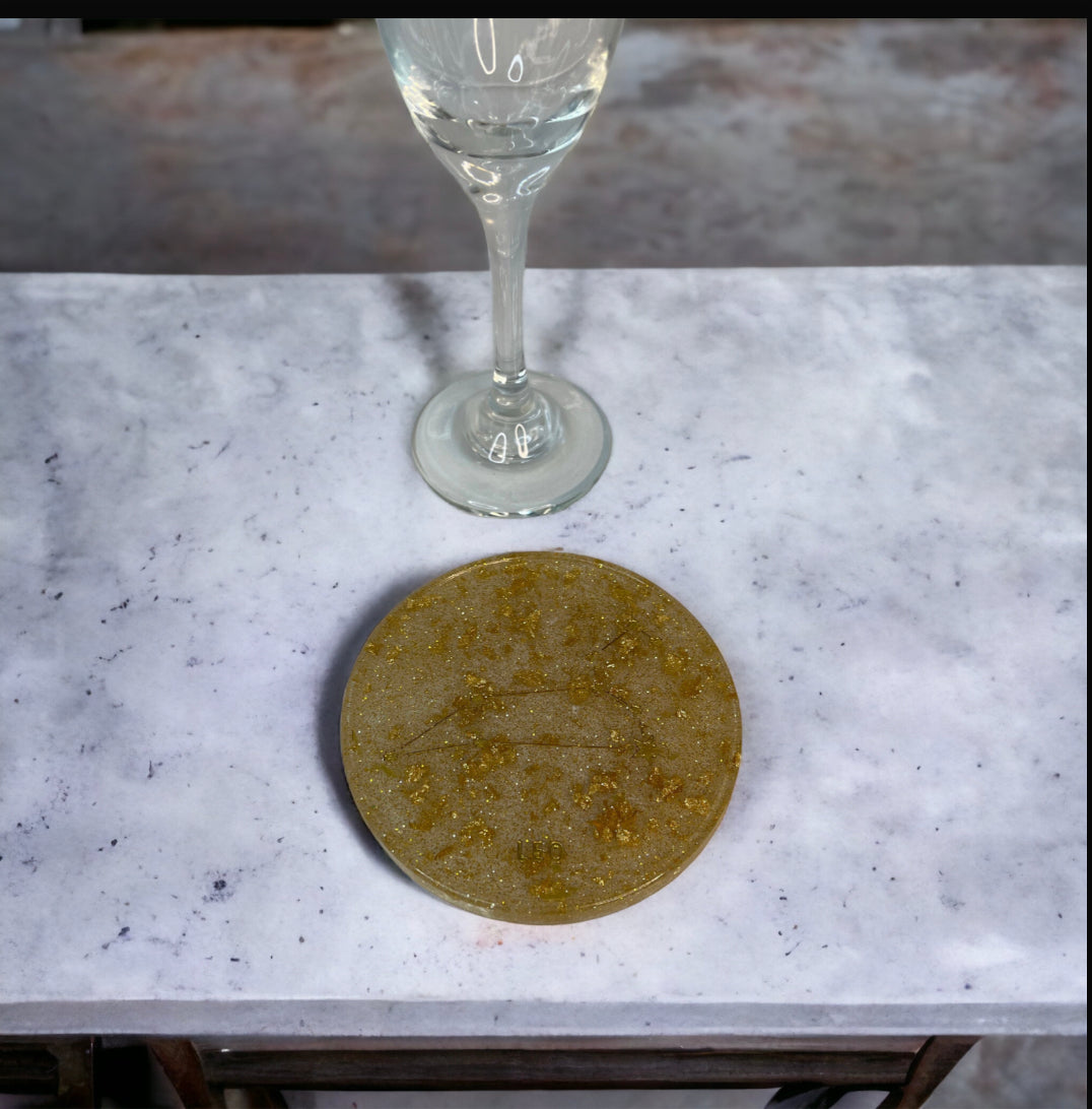 Leo Zodiac Coaster