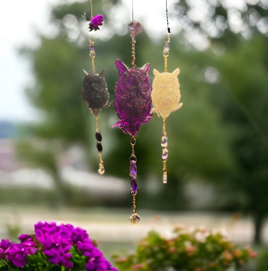 Owl Mini Sun Catchers