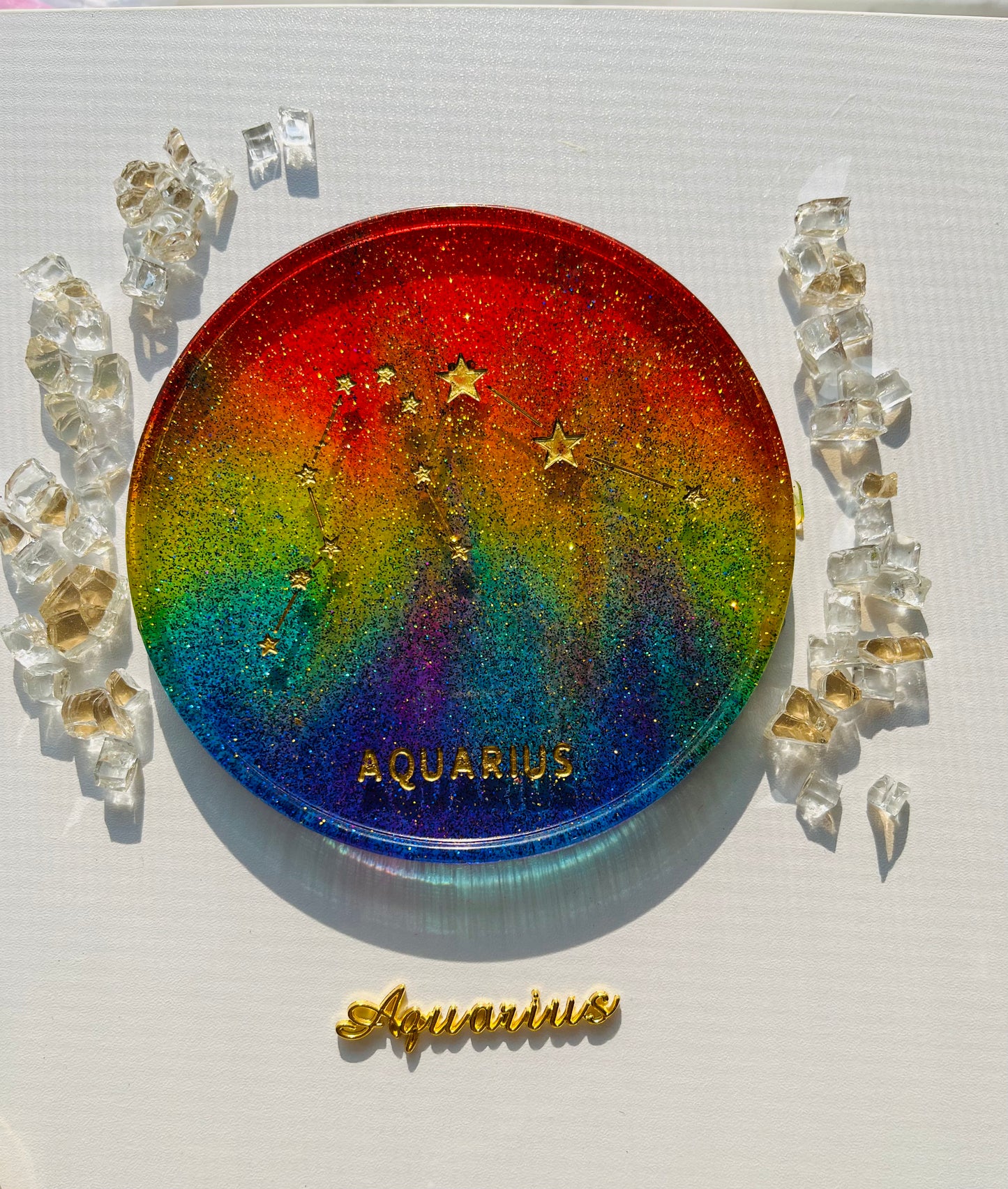 Rainbow Zodiac Coasters