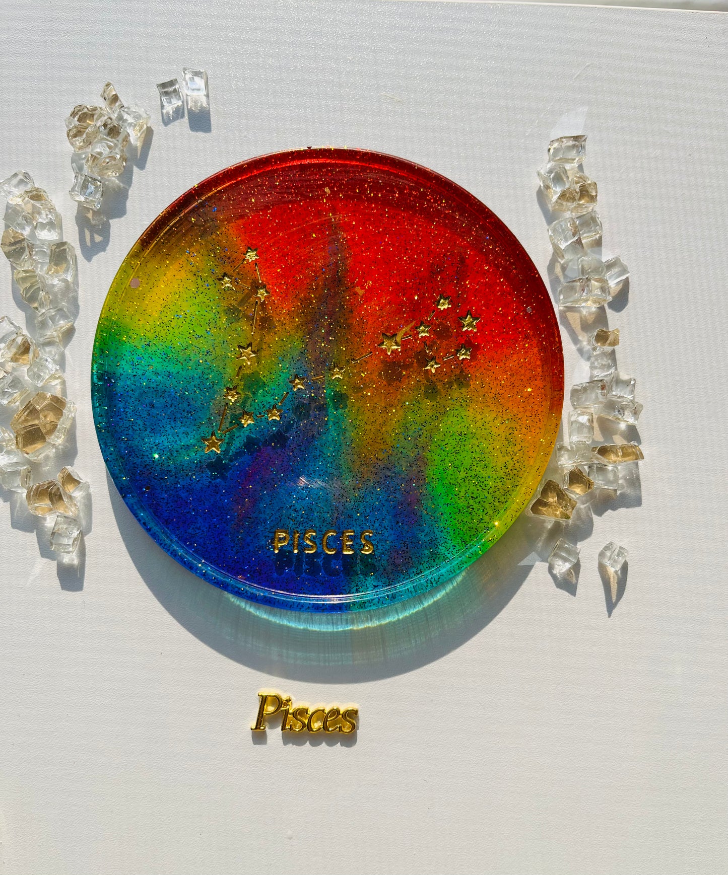 Rainbow Zodiac Coasters