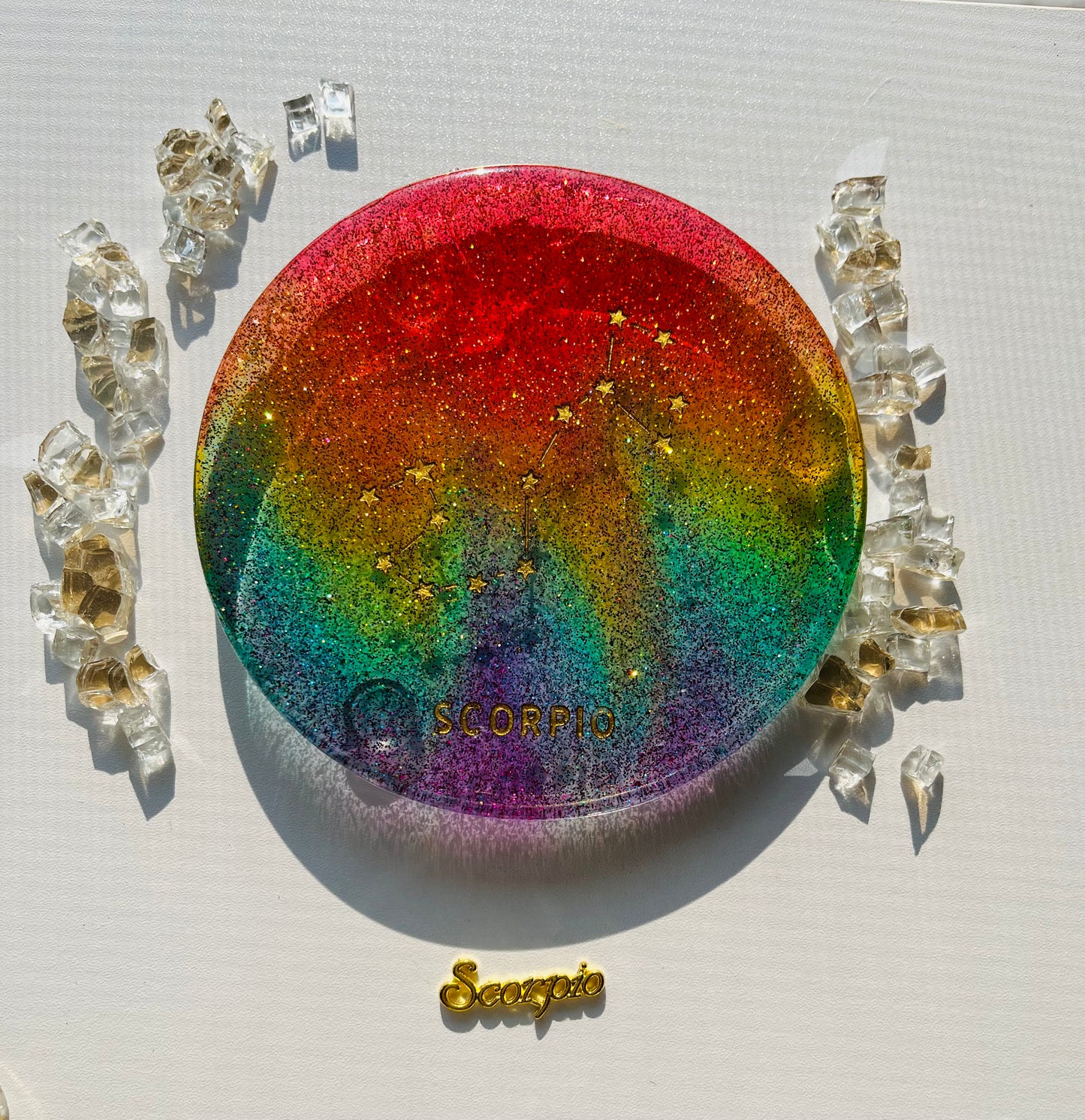 Rainbow Zodiac Coasters