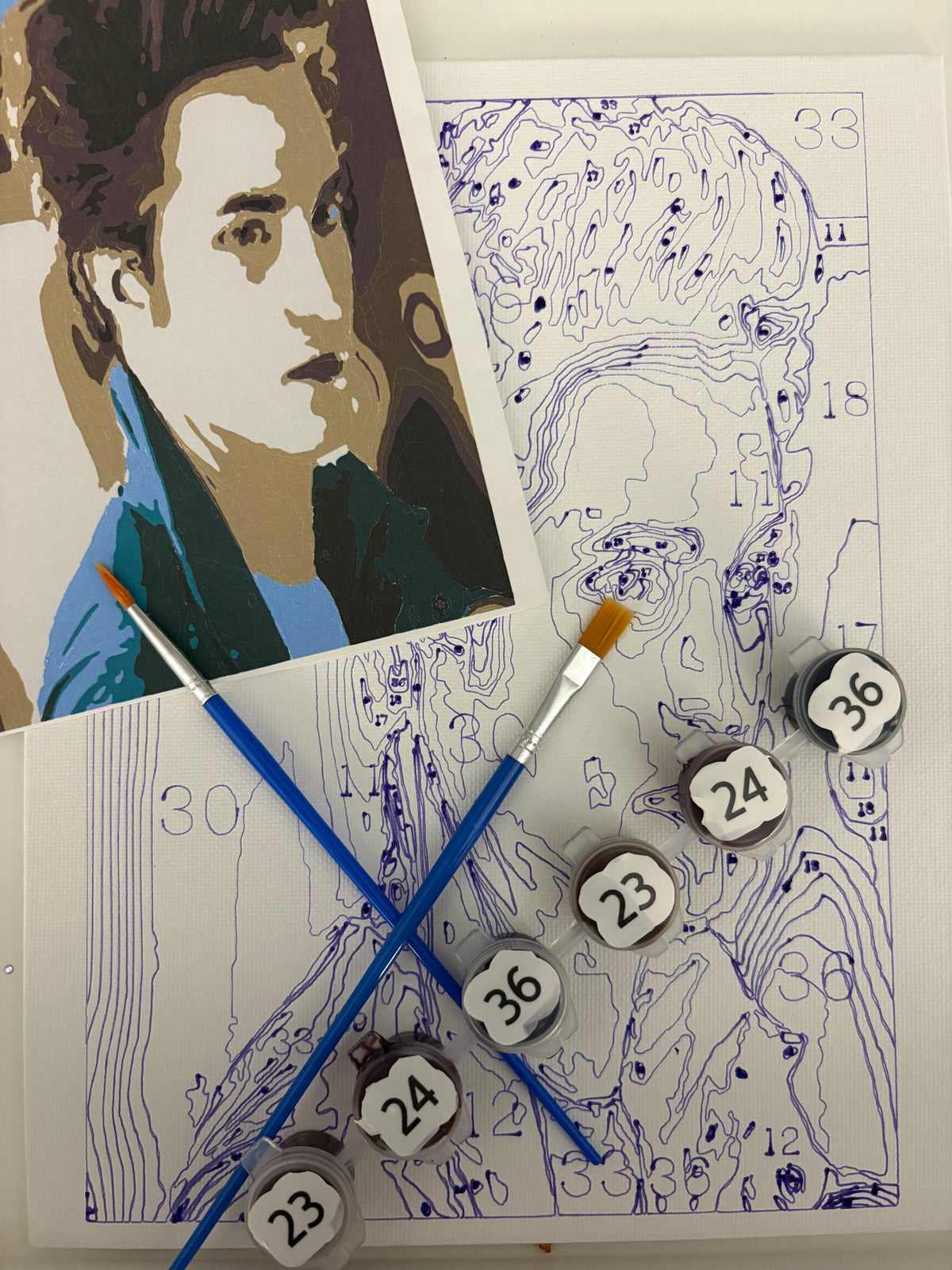Paint by Numbers Book Theme Kits