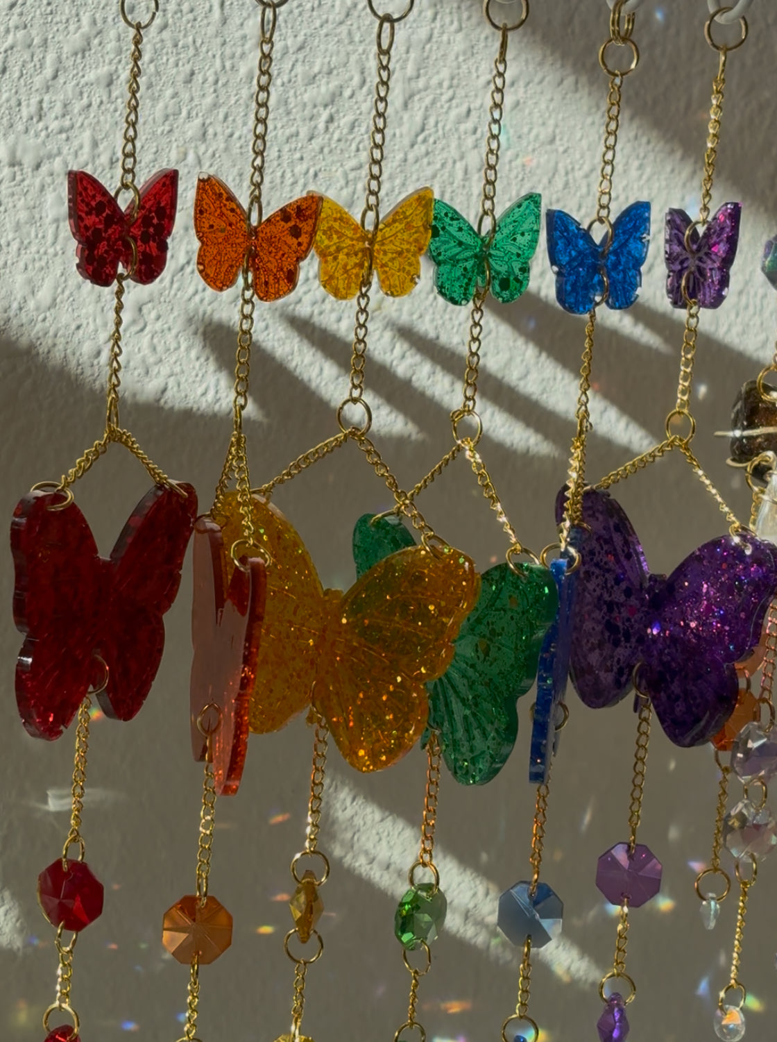 Butterfly Mini Sun Catchers/ Car Charms