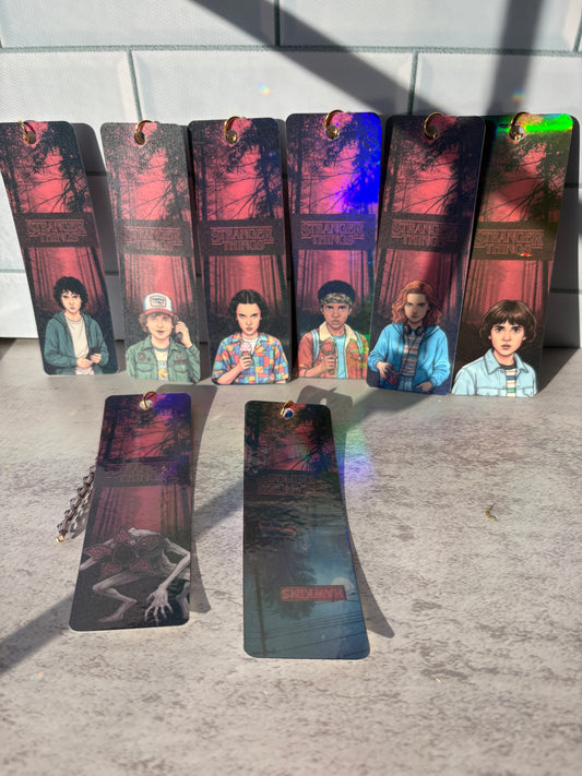 Stranger Things Inspired Bookmarks