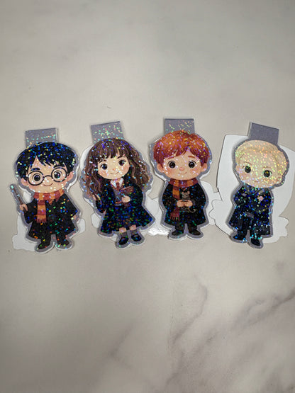 Harry Potter Themed Bookmark Magnets