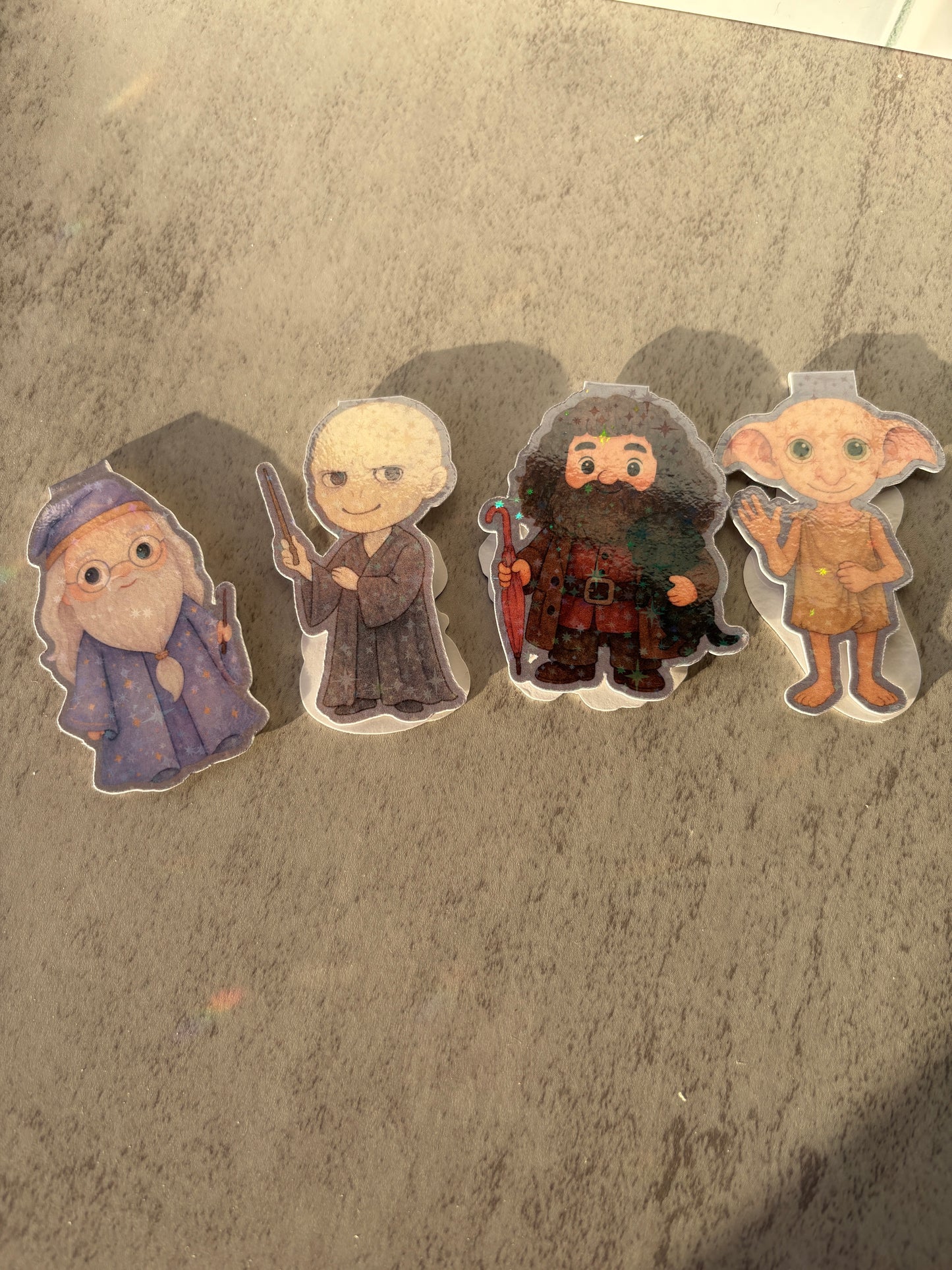 Harry Potter Themed Bookmark Magnets