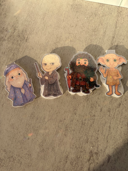 Harry Potter Themed Bookmark Magnets