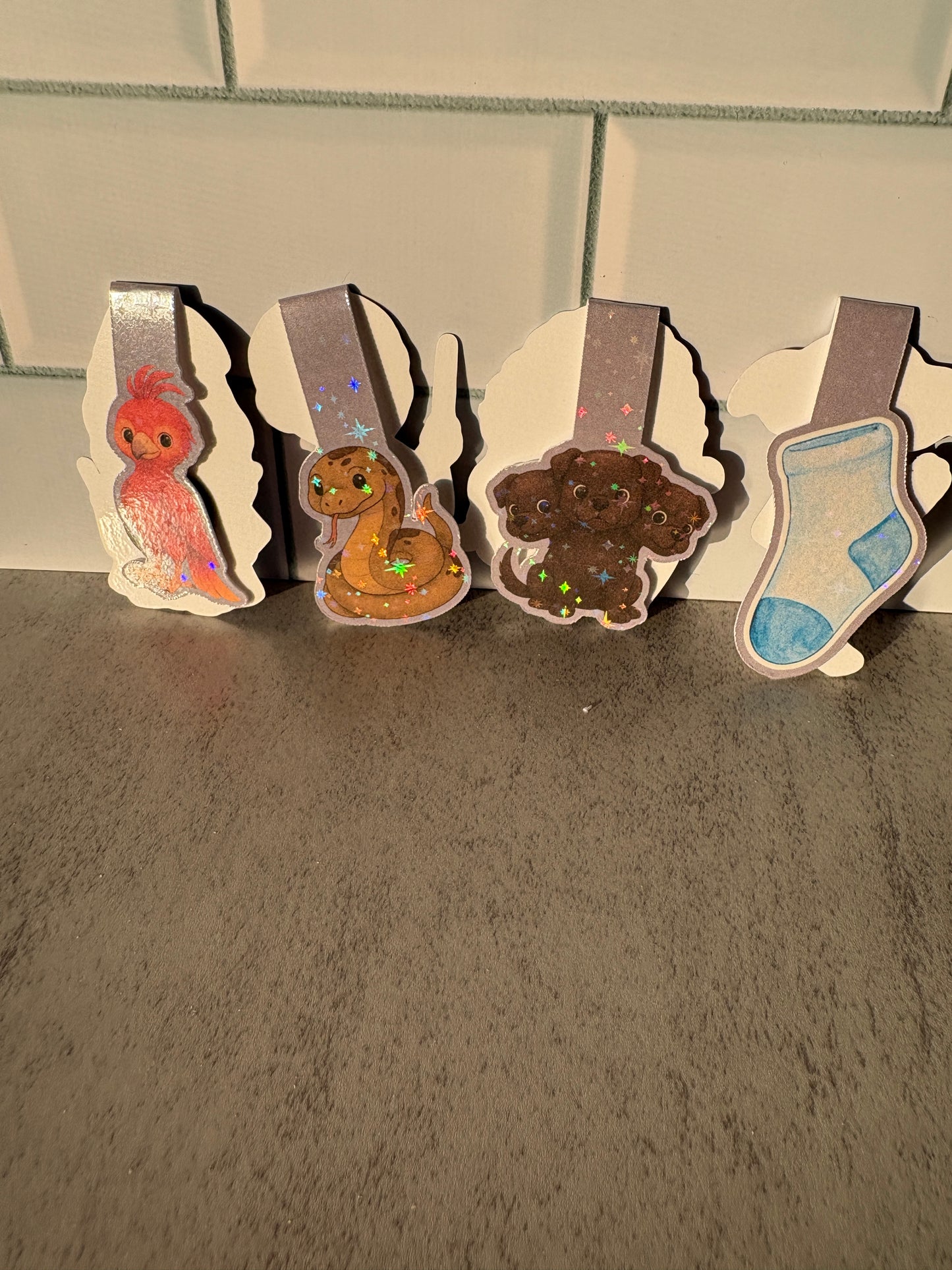 Harry Potter Themed Bookmark Magnets