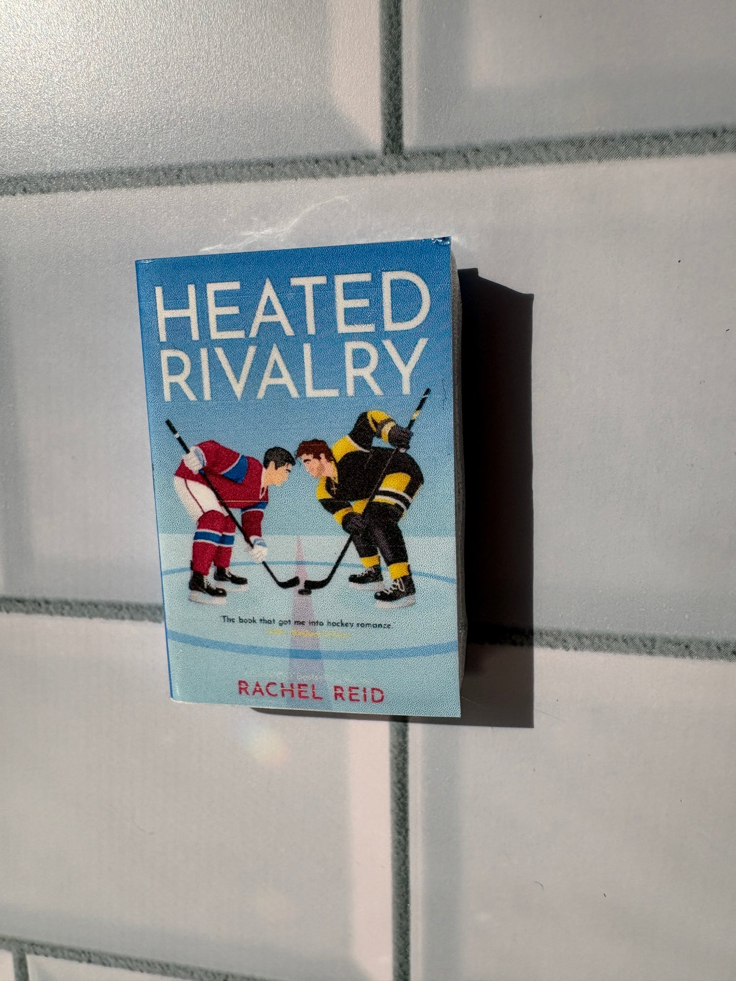 Heated Rivalry Mini Book Magnet