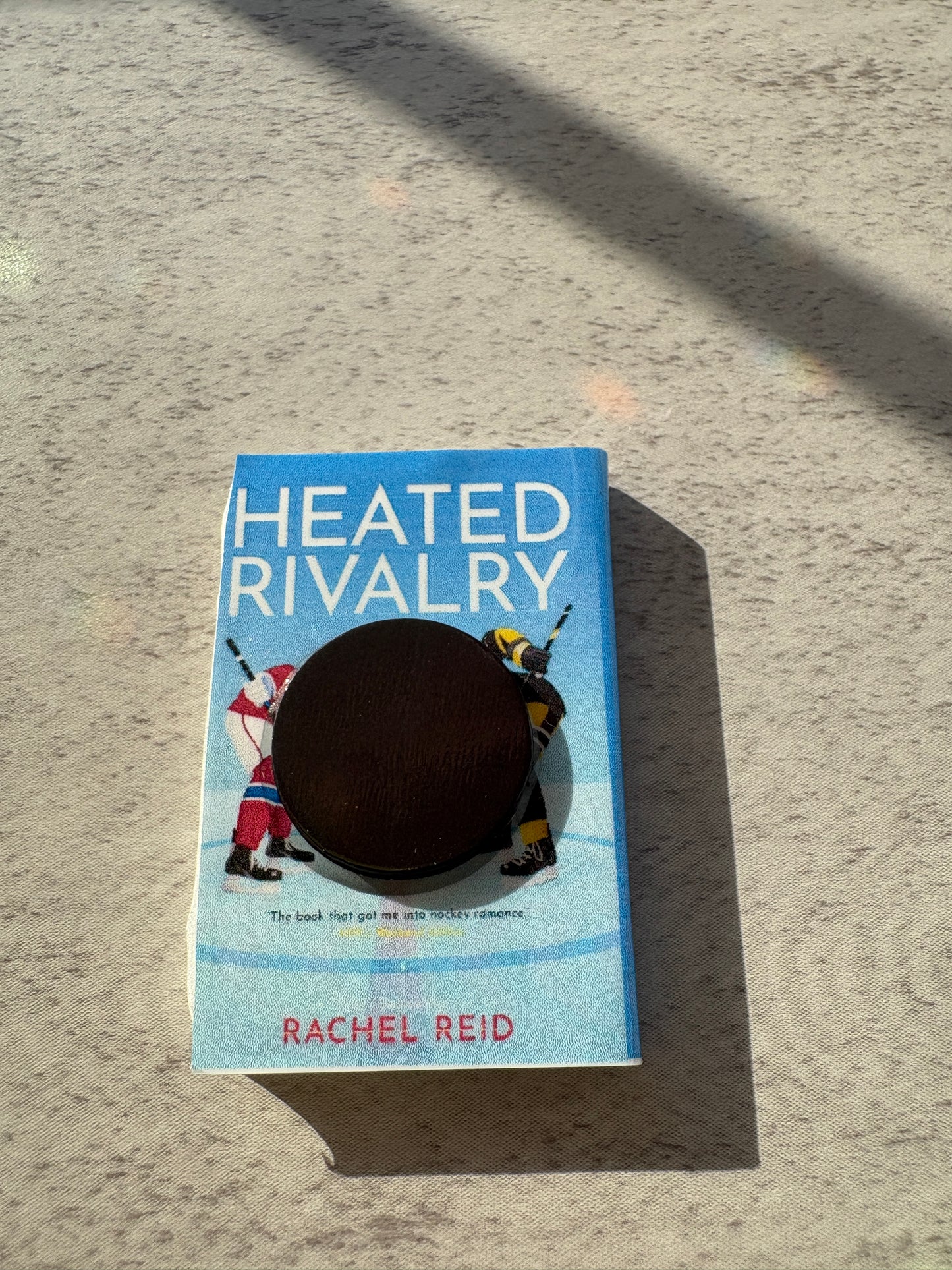 Heated Rivalry Mini Book Magnet