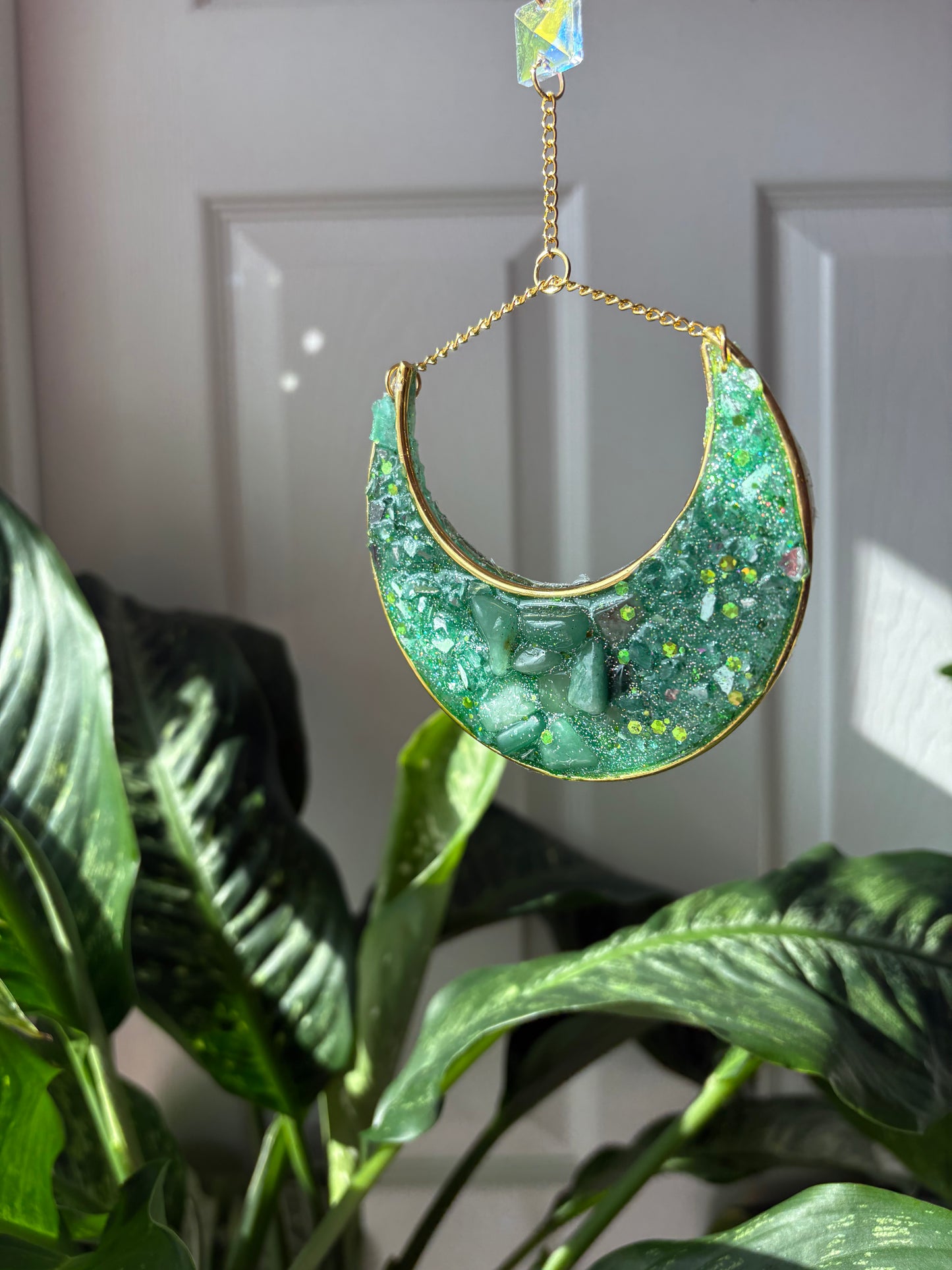 Mini Crescent Moon Sun Catcher
