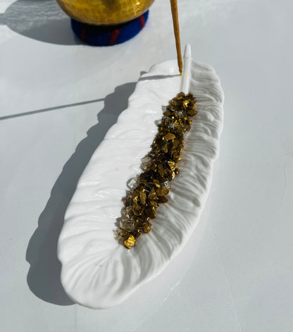 Purity Feather Incense Tray